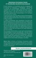 Processus psychanalytiques et procédures neuropsychologiques, Essais d'articulation des neurosciences et de la psychanalyse face (9782343181363-back-cover)