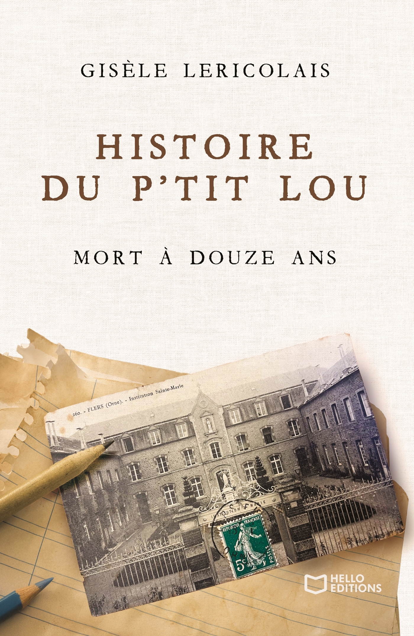 Histoire du p'tit Lou mort à douze ans (9782386274183-front-cover)