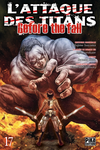 L'Attaque des Titans - Before the Fall T17 (9782811650933-front-cover)