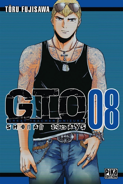 GTO Shonan 14 Days T08, Great Teacher Onizuka (9782811609702-front-cover)