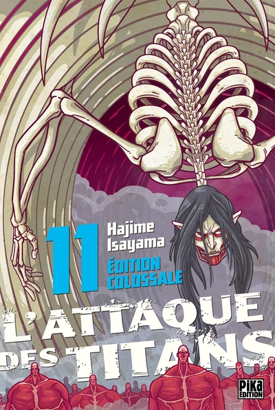 L'Attaque des Titans Edition Colossale T11 (9782811664626-front-cover)
