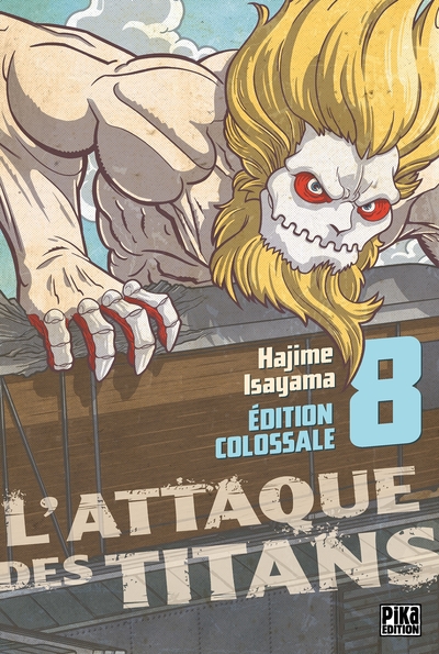 L'Attaque des Titans Edition Colossale T08 (9782811643867-front-cover)