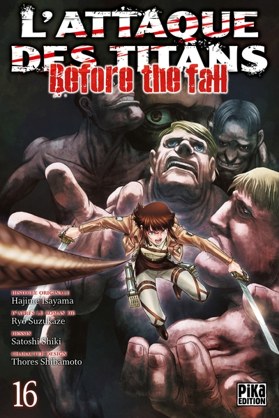 L'Attaque des Titans - Before the Fall T16 (9782811648794-front-cover)