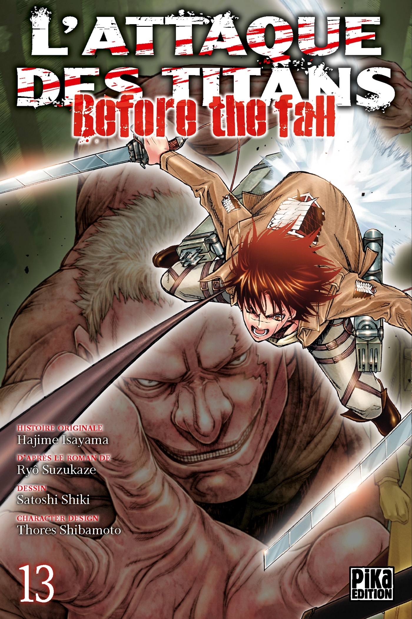 L'Attaque des Titans - Before the Fall T13 (9782811641665-front-cover)