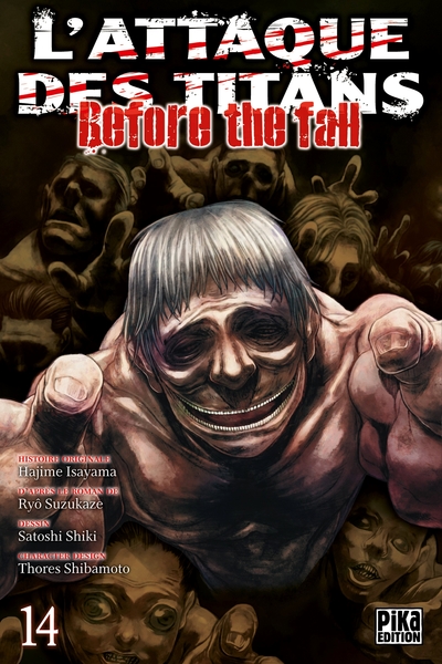 L'Attaque des Titans - Before the Fall T14 (9782811644857-front-cover)