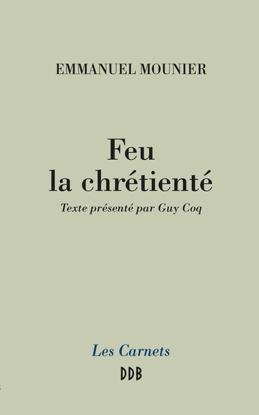 Feu la chrétienté (9782220065519-front-cover)