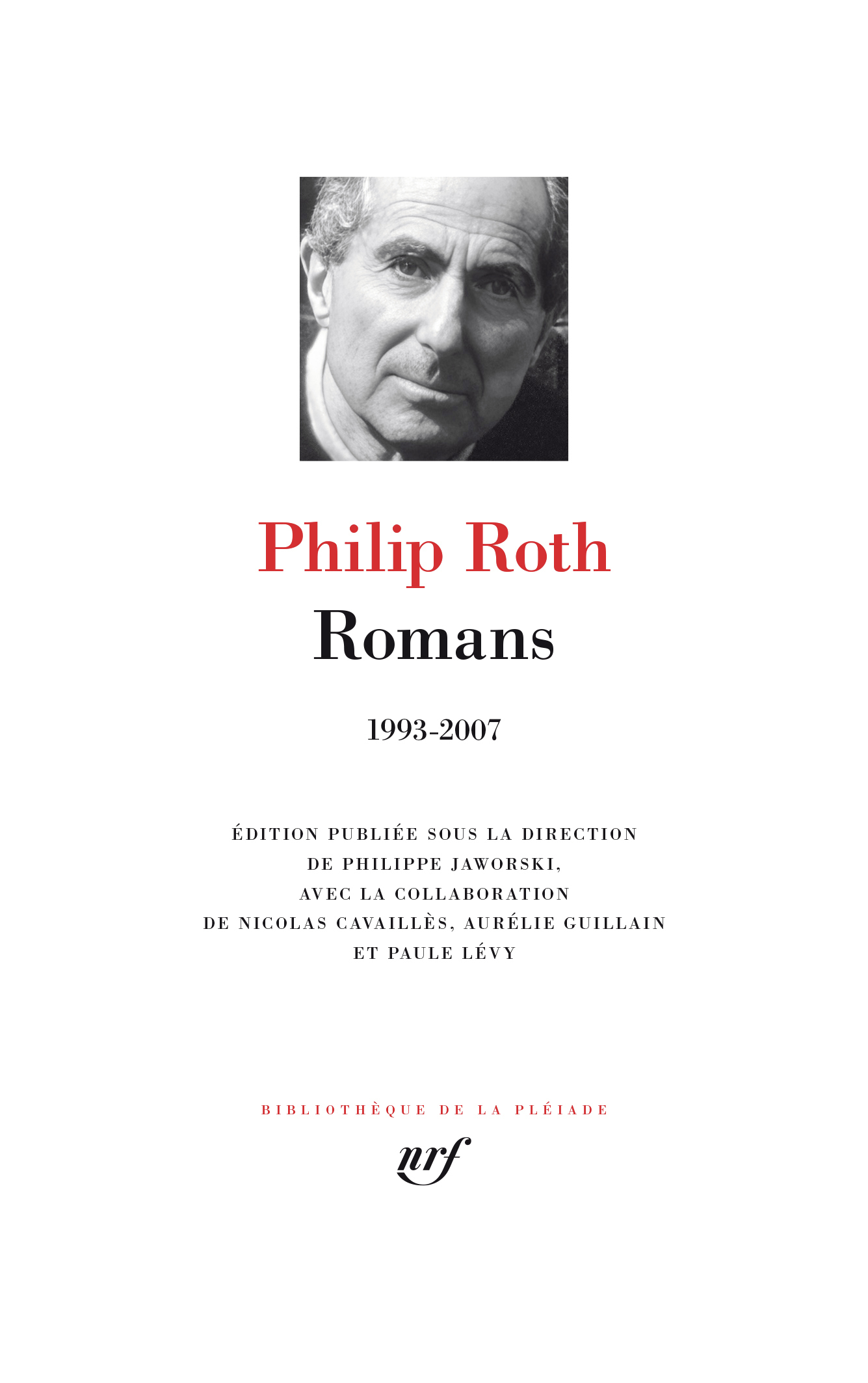 Romans, (1993-2007) (9782073005533-front-cover)