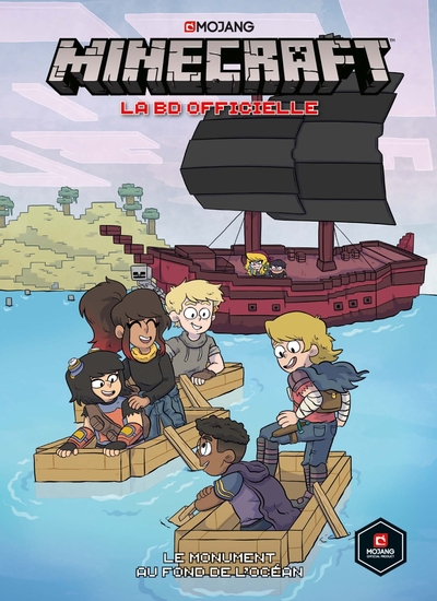 Minecraft la BD officielle T02 : Le monument au fond de l'océan (9782809493863-front-cover)