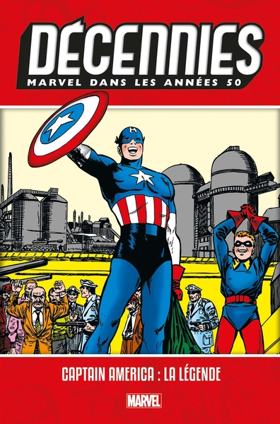 Décennies:  Marvel dans les Années 50 - Captain America (9782809480061-front-cover)
