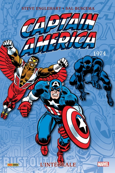 Captain America: L'intégrale 1974 (T08) (9782809467741-front-cover)