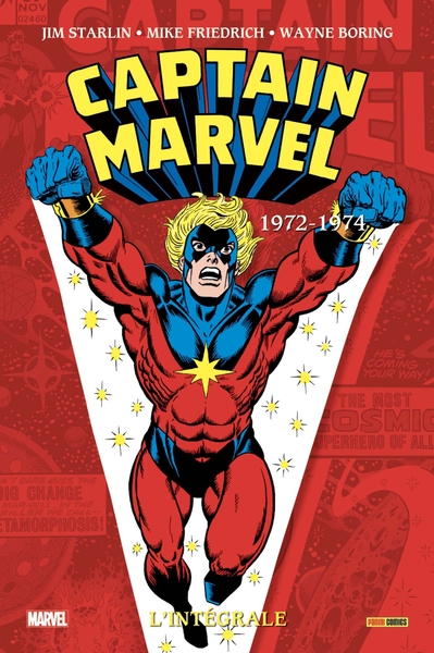Captain Marvel: L'intégrale 1972-1974 (T03) (9782809494174-front-cover)
