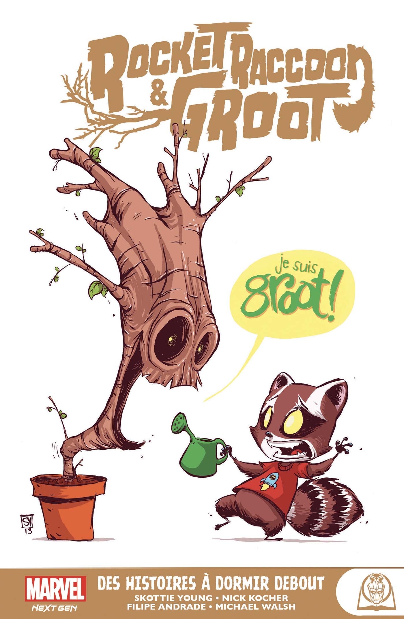 Marvel Next Gen - Rocket Racoon & Groot : Des histoires à dormir debout (9782809498516-front-cover)