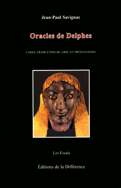 Oracles de Delphes. - Choix, traduction du grec et présentation (9782729113865-front-cover)