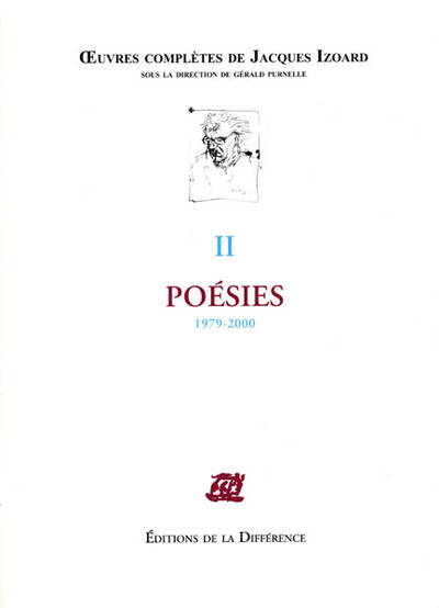 Oeuvres complètes - Tome 2, Poésies 1979-2000 (9782729116187-front-cover)