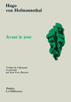 Avant le jour (9782729105099-front-cover)