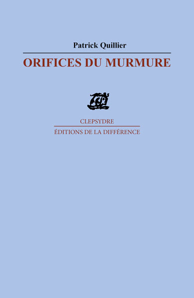 Orifices du murmure (9782729118884-front-cover)