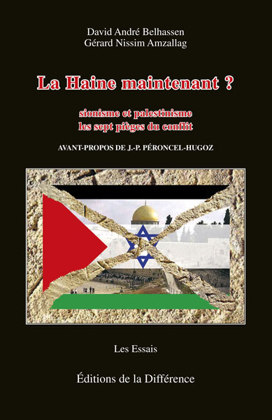 La haine maintenant ? Sionisme-palestinisme les 7 pièges du conflit (9782729116125-front-cover)
