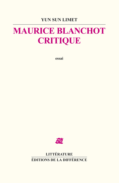 Maurice Blanchot critique (9782729118778-front-cover)