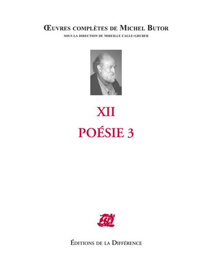 Oeuvres complètes XII poésie 3 (9782729119089-front-cover)