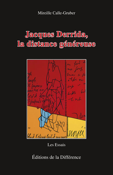 Jacques Derrida La distance généreuse (9782729118259-front-cover)