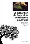 La Disparition de Paris et sa renaissance en Afrique (9782879297033-front-cover)
