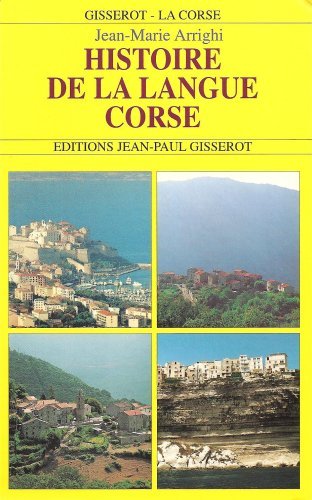 Histoire de la langue corse (9782877476638-front-cover)