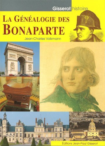 La généalogie des Bonaparte (9782877475860-front-cover)