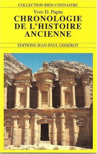 Chronologie de l'histoire ancienne (9782877473460-front-cover)