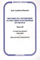 Histoire de l'entreprise et des chefs d'entreprise en France, Le temps des pionniers (1830-1880) - Des jalons d'existence - Tome (9782747544528-front-cover)