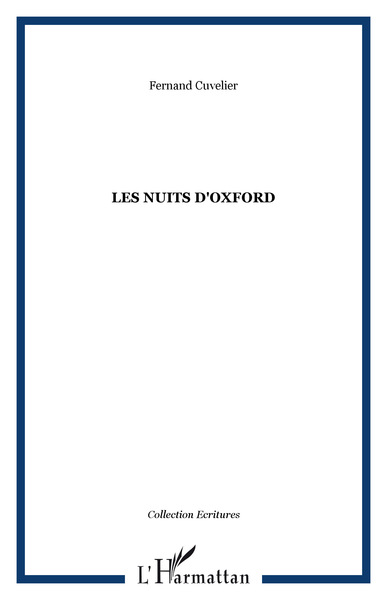 LES NUITS D'OXFORD (9782747514996-front-cover)
