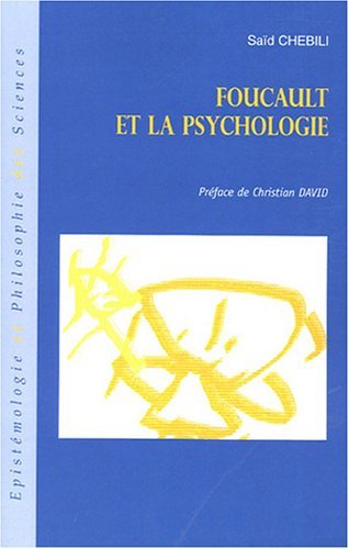 Foucault et la psychologie (9782747587686-front-cover)