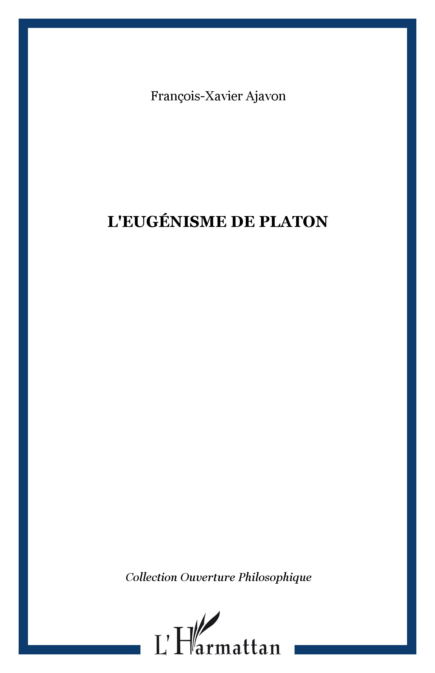 L'EUGÉNISME DE PLATON (9782747524414-front-cover)