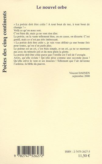 LE NOUVEL ORBE (9782747526272-back-cover)