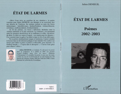 Etat de larmes, Poèmes 2002-2003 (9782747553827-front-cover)