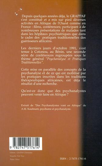 Cahiers du GRAPPAF, REPÈRES DANS LA FAMILLE AFRICAINE (9782747517614-back-cover)