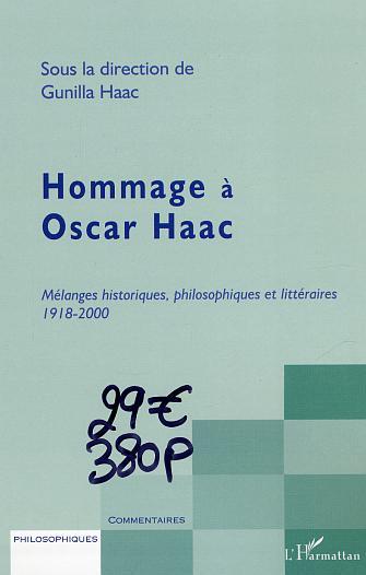 Hommage à Oscar Haac (9782747543217-front-cover)