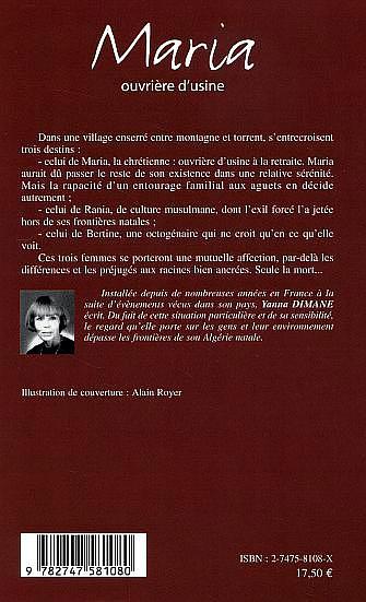 Maria ouvrière d'usine (9782747581080-back-cover)