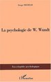 PSYCHOLOGIE DE W.Wundt (1832-1920) (9782747536769-front-cover)