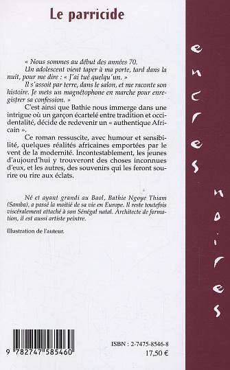 Le parricide (9782747585460-back-cover)