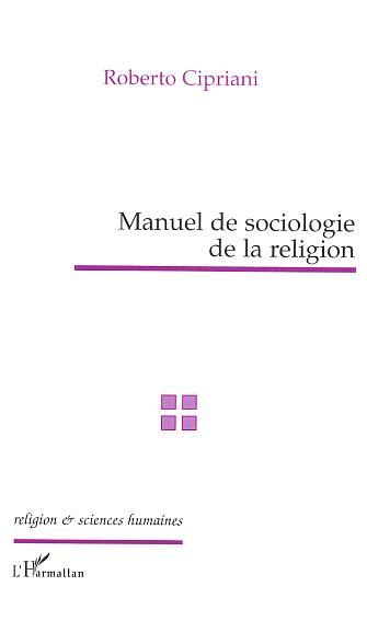 Manuel de sociologie de la religion (9782747576123-front-cover)
