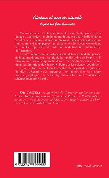 Cinéma et pensée visuelle, Regard sur John Carpenter (9782747599955-back-cover)