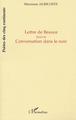 LETTRE DE BEAUCE, Suivi de Conversation dans le noir (9782747507967-front-cover)