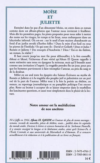 Moïse et Juliette (9782747547611-back-cover)