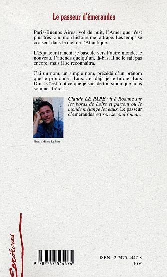 Le passeur d'emeraudes (9782747544474-back-cover)