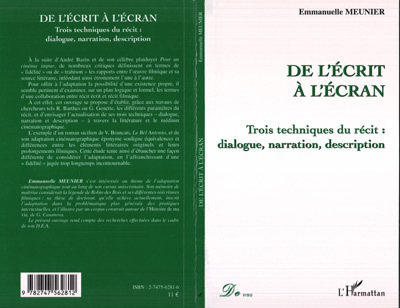 De l'écrit à l'écran (9782747562812-front-cover)