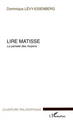 Lire Matisse, La pensée des moyens (9782747582438-front-cover)