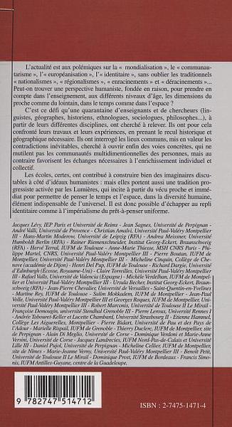 ENSEIGNER LA RÉGION (9782747514712-back-cover)