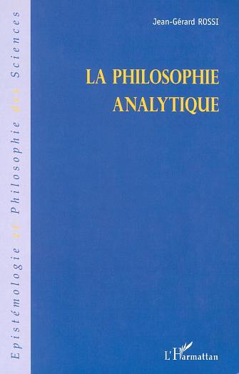 LA PHILOSOPHIE ANALYTIQUE (9782747527323-front-cover)
