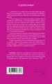 La grande arnaque, Sexualité des femmes et échange économico-sexuel (9782747576727-back-cover)