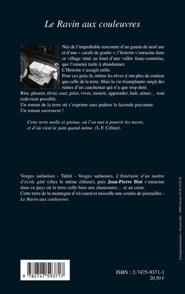 Le Ravin aux couleuvres (9782747593717-back-cover)